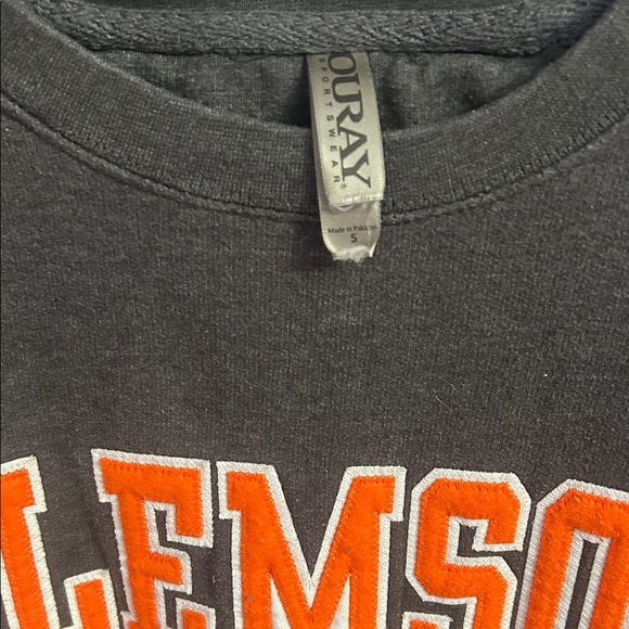 Clemson Tigers Black Crewneck Sweater - Picture 2 of 3